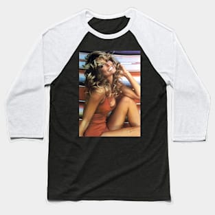 Iconic Retro Farah Fawcett Baseball T-Shirt